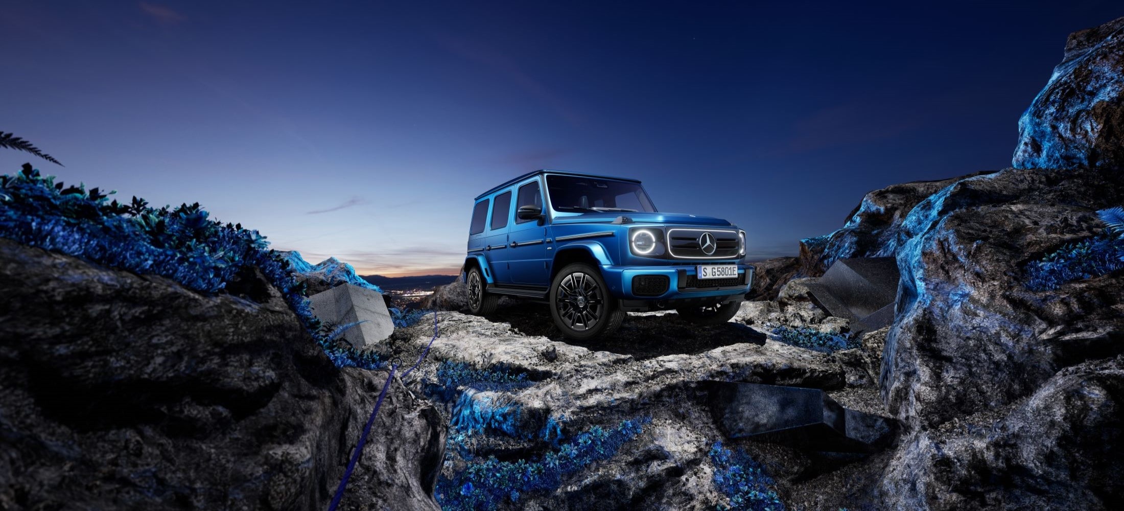 Die neue vollelektrische Mercedes-Benz G-Klasse G580e